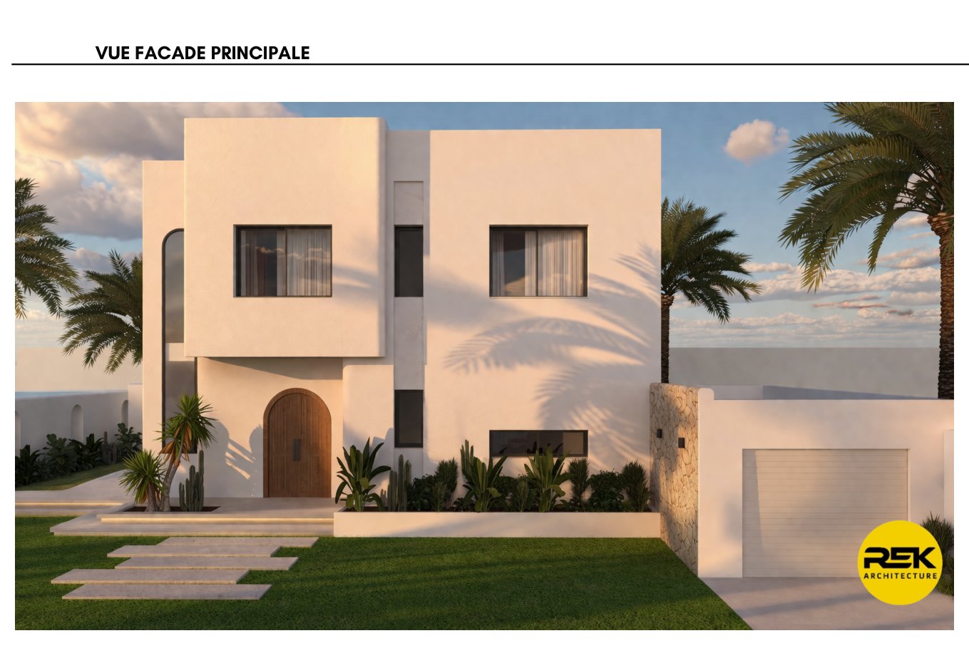 Villa Mr Rached 3D - REK Architecture