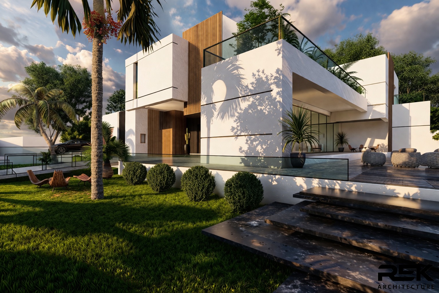 Villa Contemporaine Jardin - REK Architecture